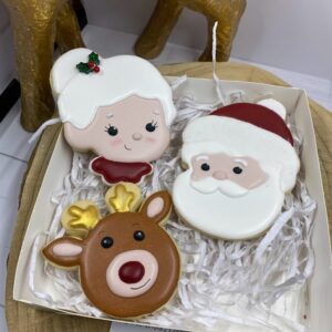 3 Pack Christmas Character Cookies